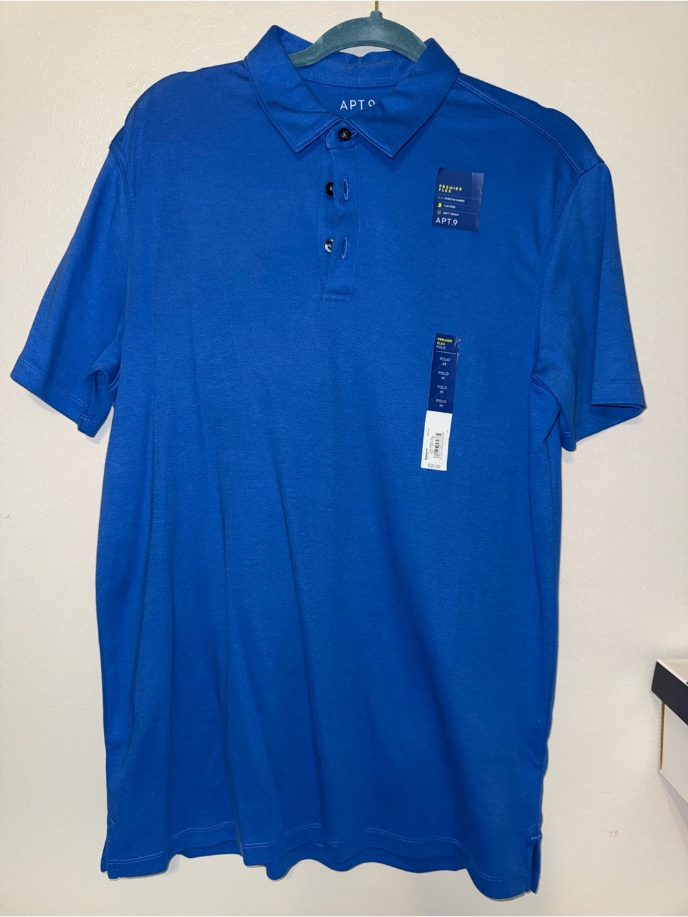 Kohl's APT.9 Men's Blue Polo Shirt